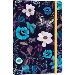 Victoria's Journals Venzi Art Sert Kapak Vegan Deri 192 Sayfa A5 80GR. Çizgili Defter