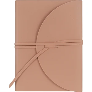 Victoria's Journals Pella Vegan Deri Esnek Kapaklı Klasik Dolma Kaleme Uygun Noktalı Not Defteri 15X21 cm (A5) Gül Kurusu
