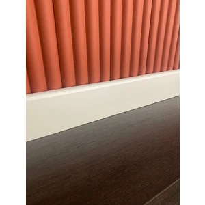 Pasha Dekor 8 cm Yalı Serisi T Model Lake Beyaz Pvc Süpürgelik