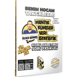 Benim Hocam Yayınları 2024 Tüm Adaylar Için Taktiklerle Mantık Kümeler Veri Istatistik Konu Anlatımlı Soru Bankası Fasikül