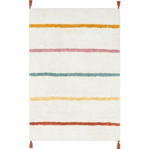 Eko Halı Cotton Bone Cbn 01 Multy Xw Yıkanabilir Kaymaz Tabanlı Natural Pamuk Çocuk Halısı