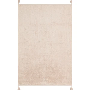 Eko Halı Cotton Bone Cbn Plaın Beıge Yıkanabilir Kaymaz Tabanlı Natural Pamuk Çocuk Halısı