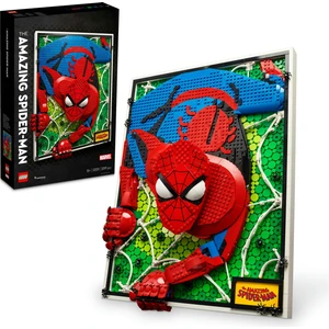 LEGO® Art İnanılmaz Örümcek Adam 31209 - Örümcek Adam Hayranları için Nostaljik bir Süper Kahraman Tablosu İçeren Koleksiyonluk ve Sergilenebilir Yaratıcı Oyuncak Model Yapım Seti (2099 Parça)