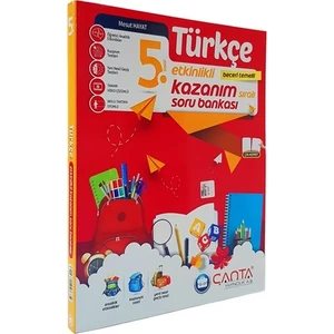 Çanta Yayınları 5.Sınıf Türkçe Etkinlikli Kazanım Sıralı Soru Bankası Yeni