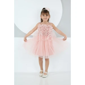 Çocuk Yolu Kids Yaz Gülü Kız Çocuk Abiye