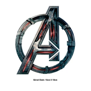F17 Ajans Avengers Yenilmezler Logo Ütü ile Yapışan Tekstil Dtf Baskı