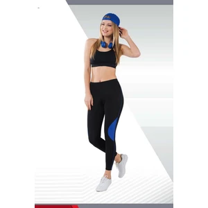 Best Trend  Siyah/mavi Kadın Sporcu Tayt EDY356