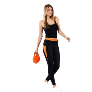 Best Trend  Siyah/neon Orange Kadın Sporcu Tayt EDY359