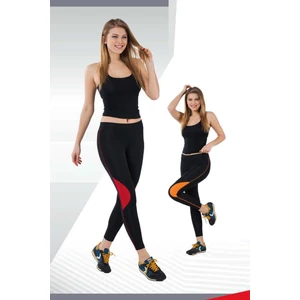 Best Trend  Siyah/kırmızı Kadın Sporcu Tayt EDY356