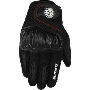 Motosiklet Korumalı Eldiven Neopren Kumaş Full 3D Sert Koruma Motor Eldiven Siyah