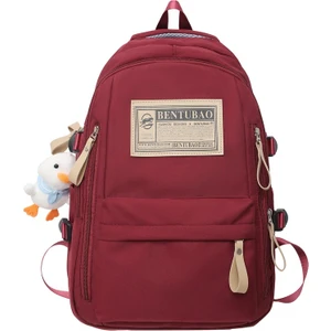 Yeni Stil Üniversite Öğrencileri Basit Seyahat Bilgisayar Sırt Çantası Lise Ortaokul Öğrencileri Büyük Kapasiteli Okul Çantası (Yurt Dışından)