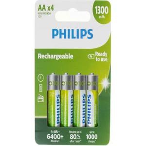 Philips 1.2V 1300MAH Aa Şarj Edilebilir Kalem Pil 4'lü Paket