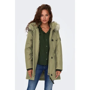 Kadın Onlırıs Kapüşonlu Parka 15304625 Haki