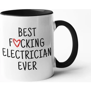 Elektrikçi Kupa Hediyesi, Elektrikçi Kupa Bardak, Elektrikçiye Hediye, Ingilizce Kupa