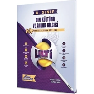 Bes yayınları Ulti 8. Sınıf HÖF Haftalık Ödev Föyleri Din Kültürü - 2024