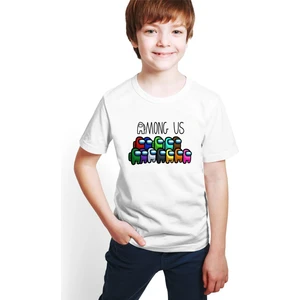 Among Us Baskılı Unisex Çocuk Tişört H02