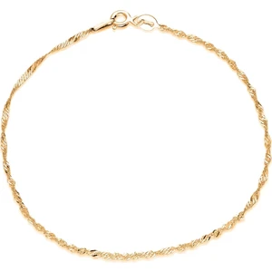 Adal Silver Gümüş Singapur Hayalet Zincir Bileklik (1 Mm)