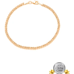 Adal Silver Gurmet 925 Ayar Gümüş Erkek Zincir Bileklik