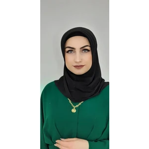 Erasra Class Takmatik Hazır Esarp Hijap Siyah