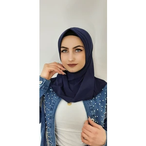 Erasra Class Takmatik Hazır Esarp Hijap Lacivert