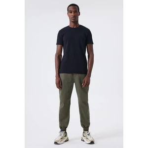 Lee Cooper Twıngos 6 Erkek Pike O Yaka T-Shırt Siyah