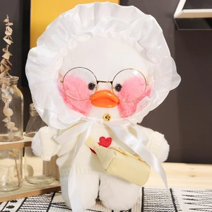 Internet Ünlü Ördek Lalafanfan Cafe Mimi Ins Hyaluronik Asit Ördek Bebek Peluş Oyuncak