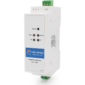 -DR302 Din Raylı Seri RS485'TEN Ethernet Tcp Ip Sunucu Modülüne Ethernet Dönüştürücü Modbus Rtu'dan Modbus Tcp Ünitesine (Yurt Dışından)