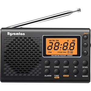 Tam Bant Fm Am Sw Taşınabilir Radyo Stereo Dijital Ekran Çift Manuel Fm Radyo (Yurt Dışından)