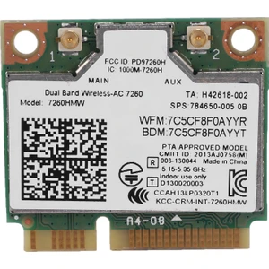 Çift Bantlı AC1200 Kablosuz Adaptör Için 7260 7260HMW Ac Mını Pcı-E Kart 2.4g/5g Wifi + Bluetooth 4.0 Için /// (Yurt Dışından)