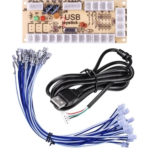 Mame Jamma ve Diğer Pc Oyunları Için Diy Arcade Joystick Devre Kartı USB Gamepad Kontrol Panosu (Yurt Dışından)