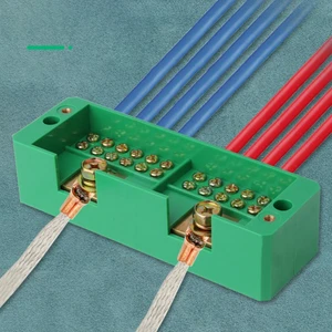 Tek Fazlı 2'si 8 Çıkış Terminal Kutusu Ev Dağıtım Kutusu Bağlantı Kutusu Terminal Bloğu 220 V(8 Çıkış) (Yurt Dışından)