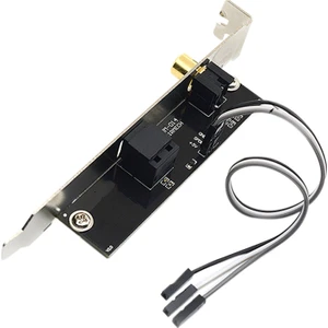 24BIT 192KHZ Ek Kart Spdıf Optik ve Rca Çıkış Plakası Kablo Braketi Dijital Ses Çıkışı (Yurt Dışından)