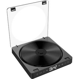 Taşınabilir CD Çalar Çift Kulaklık Versiyonu Iletişim Düğmesi Çoğaltıcı CD Walkman Şarj Edilebilir Darbeye Dayanıklı LCD Ekran (Yurt Dışından)