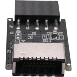Anakart Usb2.0 9pin To Type-C A-Key Ön Konnektör Dönüştürücü Usb3.2 Type-E Arayüzü Başlık Adaptörü Genişletici Kart (Yurt Dışından)