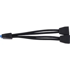 Küçük Mini USB 3.0 19 PIN/20PIN Dahili Uzatma Başlığı 1 Ila 2 Adaptör Ayırıcı Kablo Anakart Için (Yurt Dışından)