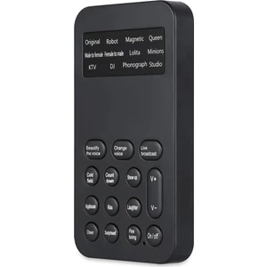 Ses Değiştirici El Mikrofonu Ses Değiştirici Telefon Için Çok Fonksiyonlu Efekt Makinesi/ (S9) (Yurt Dışından)