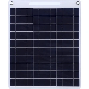 60W Güneş Panelı Taşınabilir 5V Çift USB Hızlı Şarj Paneli Kiti Açık Acil Şarj Pil Seyahat Telefonu Şarj Cihazı (Yurt Dışından)