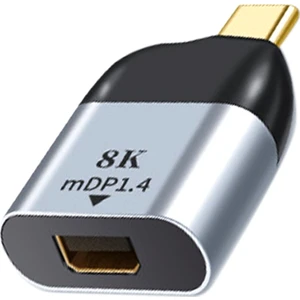 Pro 2020 Için 3 8k 4K 60Hz Mdp Için Type-C - Mini Dp Adaptörü USB C - Mini Ekran Bağlantı Noktası Dönüştürücü (Yurt Dışından)