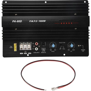 12V 1000W Mono Araç Ses Güç Amplifikatörü Güçlü Bas Subwoofer Amp PA80D (Yurt Dışından)