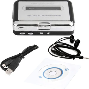 Kaset Çalar USB Kasetten Mp3'e Dönüştürücü Ses Yakalama Müzik Çalar Teyp Kaset Kaydedici (Yurt Dışından)