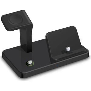 30W 3 In 1 Kablosuz Şarj Standı Samsung S23 S22 S21 S20 Ultra Not Galaxy Izle 5 4 Aktif Tomurcuklar Hızlı Şarj Standı Istasyonu (Yurt Dışından)