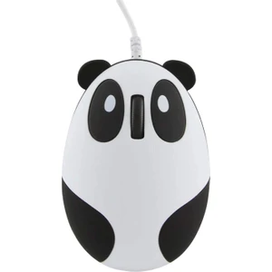 Panda Şekilli Kablolu Fare Süper Sevimli Hayvan Serisi Karikatür Mini Taşınabilir Seyahat Yenilik Küçük Kablolu Fareler Bilgisayar Dizüstü Pc Masaüstü Okul Için Ev (Yurt Dışından)