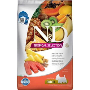 Nd Tropical Selection Düşük Tahıllı Somonlu ve Tropikal Meyveli Küçük Irk Yetişkin Köpek Maması 5 kg