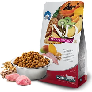 N&d Tropical Selection Tavuklu ve Tropikal Meyveli Yetişkin Kedi Maması 1,5 kg