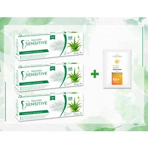 Epinafol Sensitive Aloe Vera 3'lü + Cozmoderm Güneşkremi Hediyeli