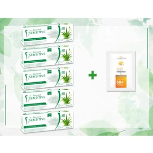 Epinafol Sensitive Aloevera Özlü Diş Macunu +Cozmoderm Güneş Kremi Hediyeli