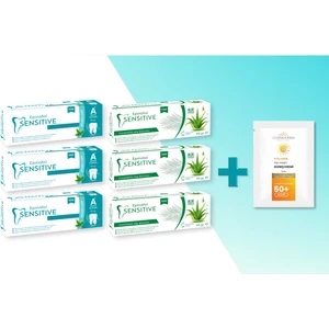 Epinafol Sensitive Epinafol  Sensitive Aloevera&antitartar Karma Set  6'lı + Cozmoderm  Güneş Kremihediyeli