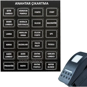Tekne Carling Switch Anahtar Çıkarma