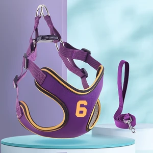 Kırılmayı Önlemek Için Küçük ve Orta Boy Köpekler Için Köpek Göğüs Kemeri - Mor (Yurt Dışından)