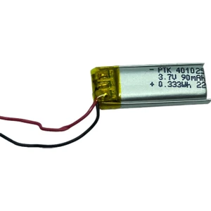 Lityum Polimer Lipo  3.7 V 1s Lipo Batarya-Pil 90 Mah 401025 0.33WH